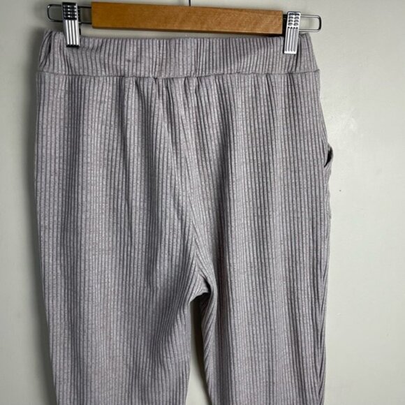 ALL Fenix grey ribbed high rise lounge joggers size small - Picture 5 of 12